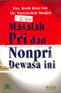 Masalah pri dan nonpri dewasa ini