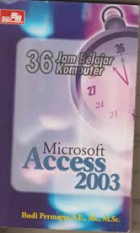 36 Jam belajar komputer - microsoft access 2003