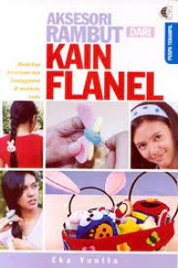 Aksesori rambut dari kain flanel