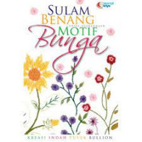 Sulam benang motif bunga