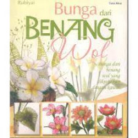 Bunga dari benang wol