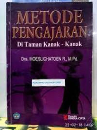 Metode pengajaran di Taman Kanak-Kanak