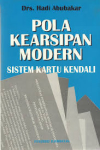 Pola kearsipan modern : sistem kartu kendali